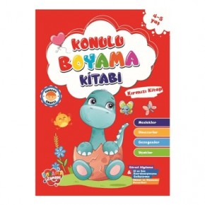 Konulu Boyama 48yp Kırmızı Kitap 4-5 Yaş