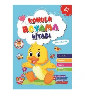 Konulu Boyama 48yp Mavi Kitap 3-4 Yaş