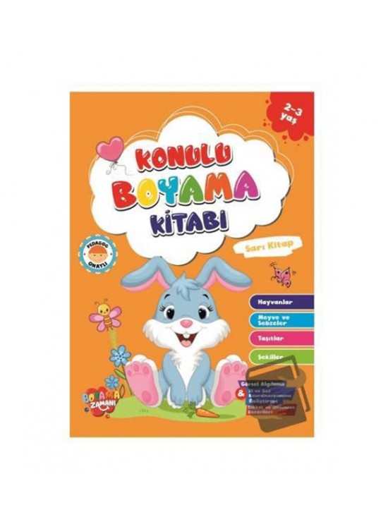 Konulu Boyama 48yp Sarı Kitap 2-3 Yaş Konulu Boyama 48yp Sarı Kitap 2-3 Yaş