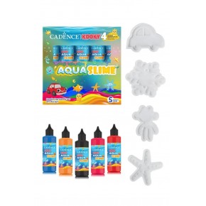 Kooky Aqua Slime Kendin Yap Karma Set 5X90ML