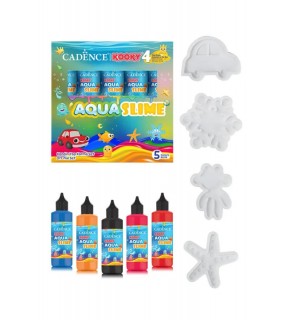 Kooky Aqua Slime Kendin Yap Karma Set 5X90ML