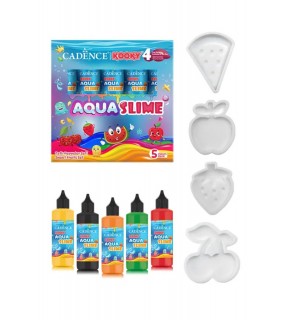 Kooky Aqua Slime Tatlı Meyveler Seti 5 Li