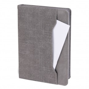 KORU GRİ TARİHSİZ DEFTER (15X21 CM)