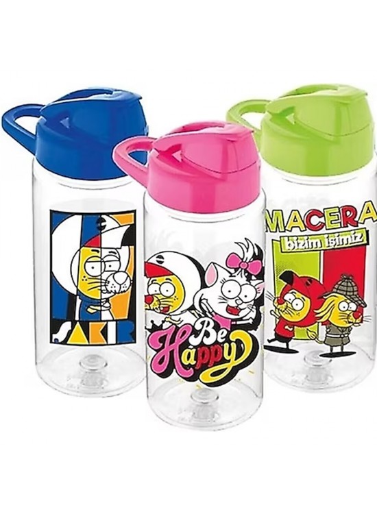 Gıpta Matara Kral Şakir Desenli Tritan 500 CC K222026