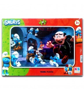 Ks Games Frame Puzzle 24 Şirinler Lisanslı Ürünler SMR704