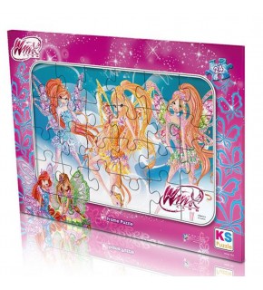 Ks Games Frame Puzzle 24 Winx Lisanslı Ürünler