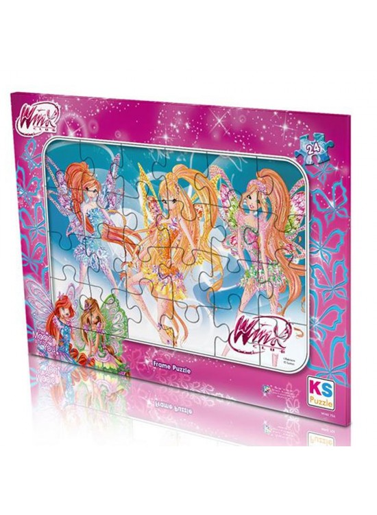 Ks Games Frame Puzzle 24 Winx Lisanslı Ürünler Ks Games Frame Puzzle 24 Winx Lisanslı Ürünler