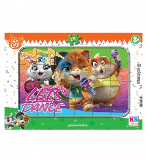 Ks Games Frame Puzzle 44 Cat Lisanslı Ürünler