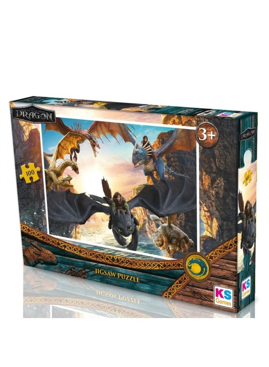 Ks Games How To Traın Your Dragon Puzzle 100 Prç.