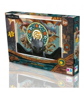 Ks Games How To Traın Your Dragon Puzzle 50 Prç.