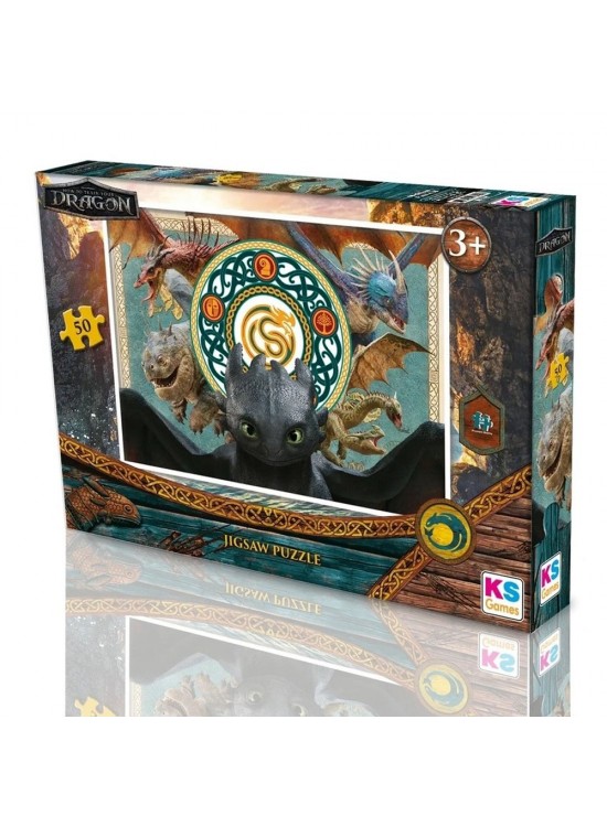 Ks Games How To Traın Your Dragon Puzzle 50 Prç.