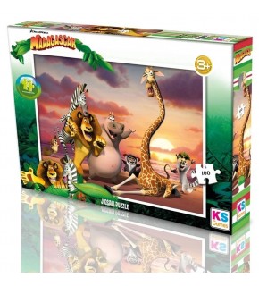 Ks Games Madagascar Puzzle 100 Prç. Mg 714