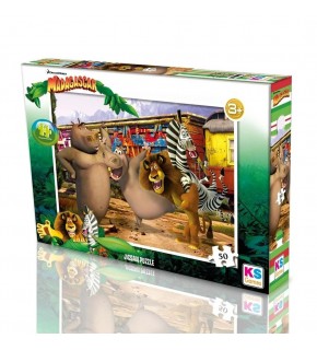 Ks Games Madagascar Puzzle 50 Prç. Mg 709