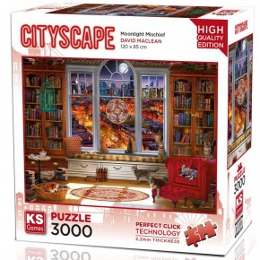 Ks Games Moonlight Mischief 3000 Parça Yetişkin Puzzle