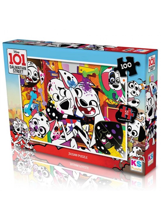 Ks Games Puzzle 100 Parça 101 Dalmatian Puzzle DAL 714