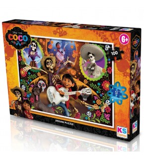 Ks Games Puzzle 100 Parça Coco Puzzle CO 714