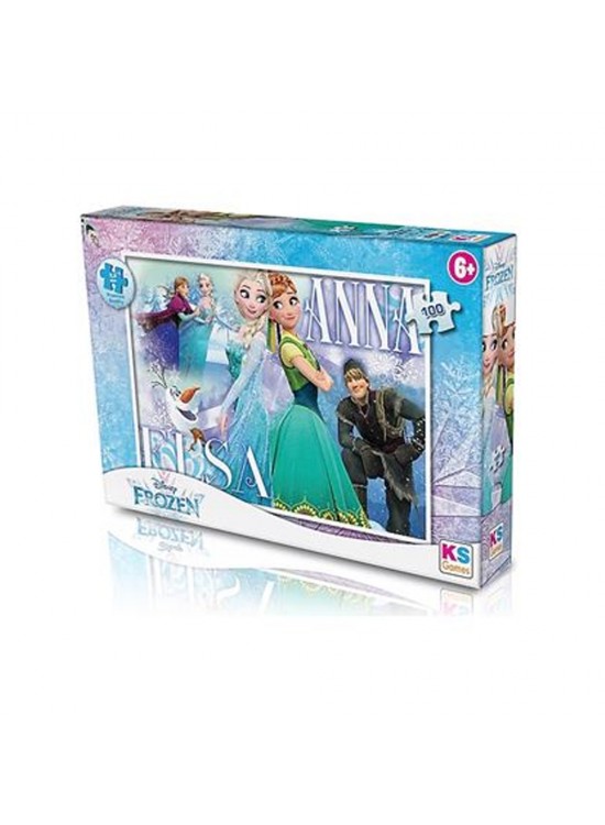 Ks Games Puzzle 100 Parça Frozen FRZ 714-1 Ks Games Puzzle 100 Parça Frozen FRZ 714-1