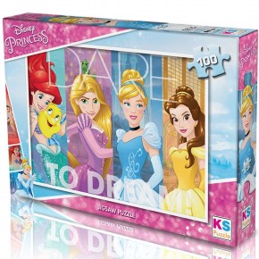 Ks Games Puzzle 100 Parça Lisanslı Princess PR 714
