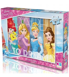 Ks Games Puzzle 100 Parça Lisanslı Princess PR 714