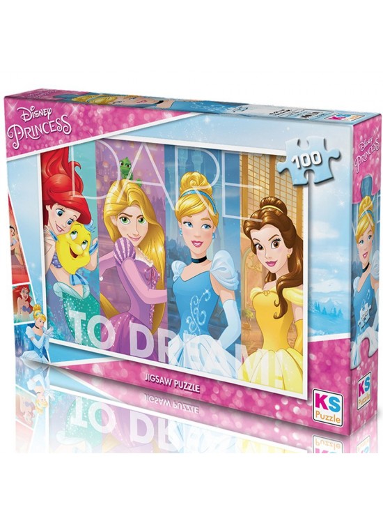 Ks Games Puzzle 100 Parça Lisanslı Princess PR 714 Ks Games Puzzle 100 Parça Lisanslı Princess PR 714