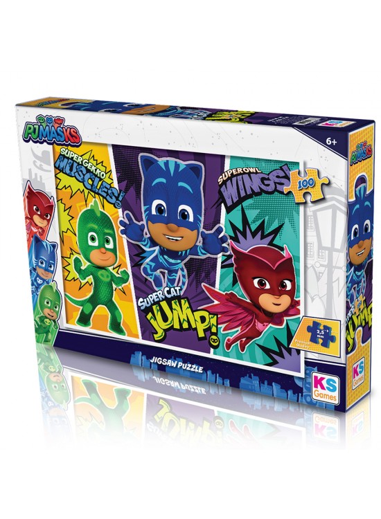Ks Games Puzzle 100 Parça Pjmasks PJM.714