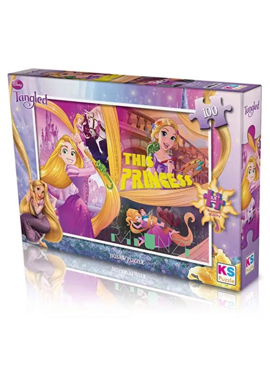 Ks Games Puzzle 100 Parça Tangled TG 714