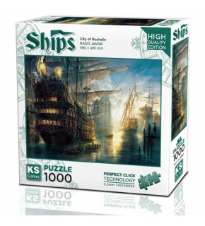 Ks Games Puzzle 1000 Parça City Of Rochelle 20681