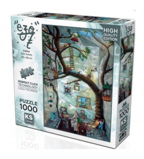 Ks Games Puzzle 1000 Parça Hopeless Reflections