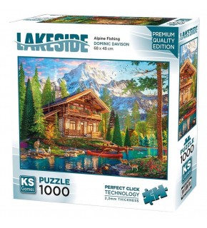 Ks Games Puzzle 1000 Parça Alpine Fishing 20815