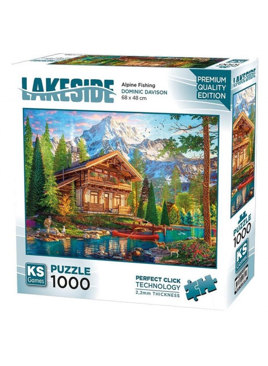 Ks Games Puzzle 1000 Parça Alpine Fishing 20815 Ks Games Puzzle 1000 Parça Alpine Fishing 20815