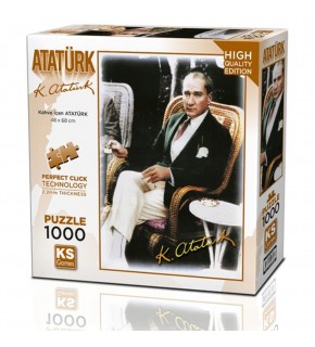 Ks Games Puzzle 1000 Parça Kahve İçen Atatürk 20727