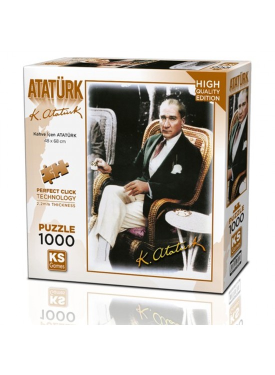 Ks Games Puzzle 1000 Parça Kahve İçen Atatürk 20727 Ks Games Puzzle 1000 Parça Kahve İçen Atatürk 20727