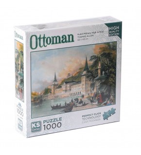 Ks Games Puzzle 1000 Parça Kuleli Askeri Kislasi 20737