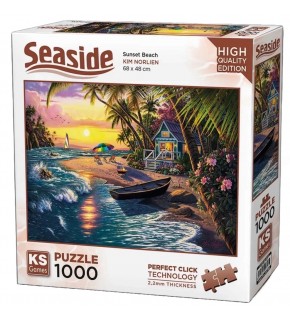 Ks Games Puzzle 1000 Parça Sunset Beach 20798