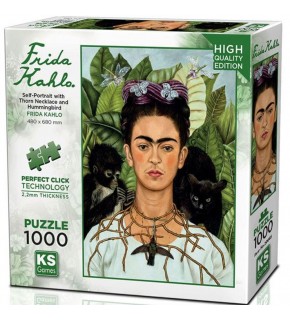 Ks Games Puzzle 1000 Self-portrait With Thorn Necklace And 20665