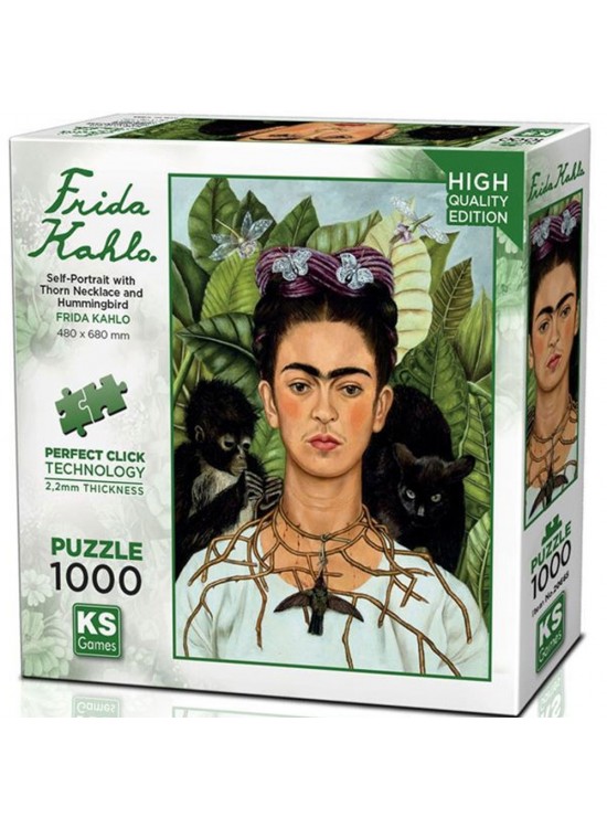 Ks Games Puzzle 1000 Self-portrait With Thorn Necklace And 20665