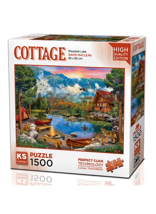 Ks Games Puzzle 1500 Parça Mountain Lake 22036