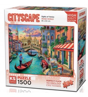 Ks Games Puzzle 1500 Parça Sights Of Venice Yetişkin 22029