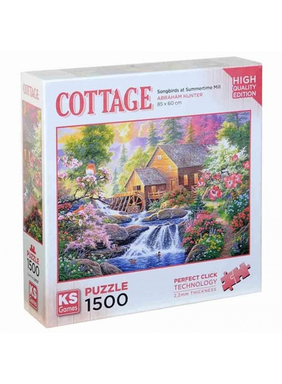 Ks Games Puzzle 1500 Parça Songbirds At Summertime Mill
