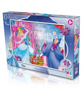 Ks Games Puzzle 200 Parça Cinderella 113