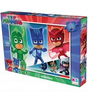 Ks Games Puzzle 200 Parça Pjmasks 113
