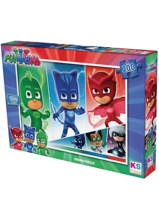 Ks Games Puzzle 200 Parça Pjmasks 113