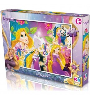 Ks Games Puzzle 200 Parça Tangled TG 113