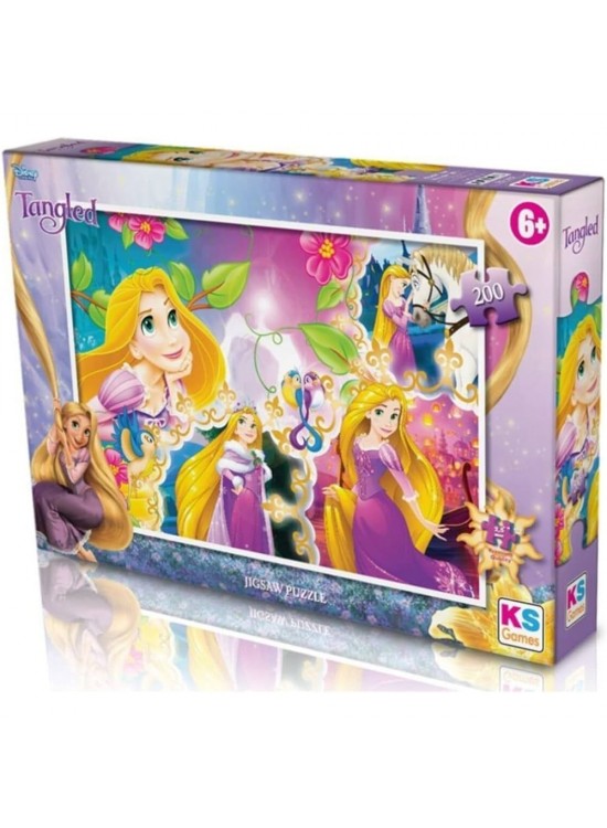 Ks Games Puzzle 200 Parça Tangled TG 113