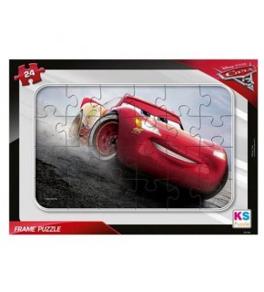 Ks Games Puzzle 24 Parça Cars Frame CR.704