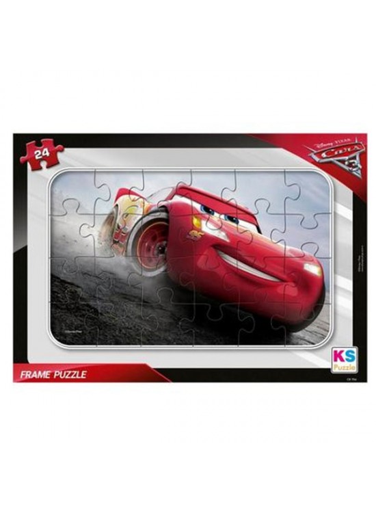 Ks Games Puzzle 24 Parça Cars Frame CR.704
