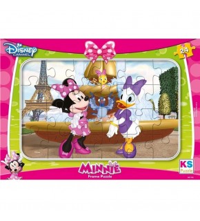 Ks Games Puzzle 24 Parça Mınnıe Mouse Frame MIN.704