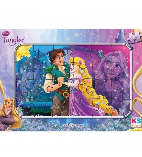 Ks Games Puzzle 24 Parça Tangled Frame tg 704