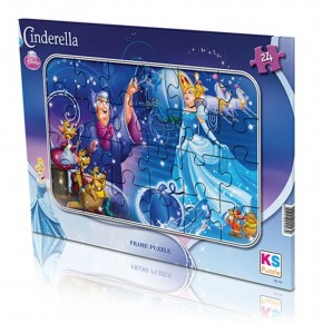 Ks Games Puzzle 24 Parça Cinderella Frame