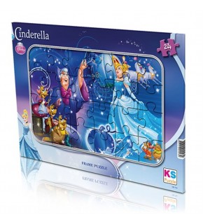 Ks Games Puzzle 24 Parça Cinderella Frame